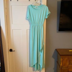 Pinkblush Maternity Wrap Maxi Dress, Mint Color